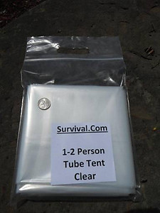 Clear 2 Person Tube Tent